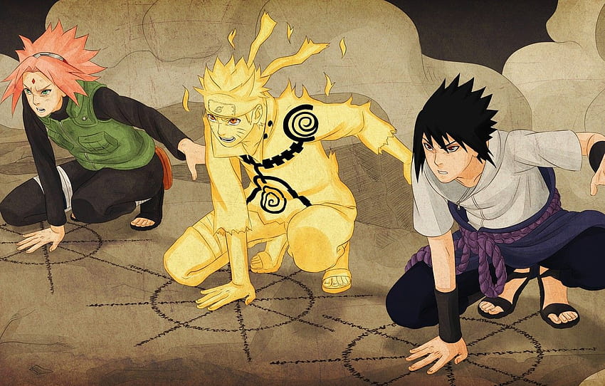 Sasuke, Naruto, Sakura, Manga, Ninjutsu, Kuchiyose No Jutsu, The Fourth 