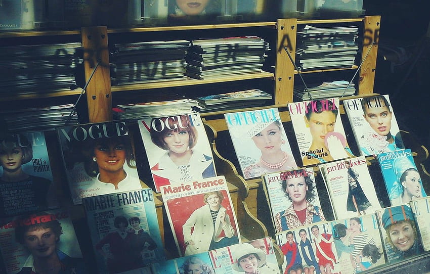 vintage, filles, style, femme, Etats-Unis, Vogue, Mode, Magazine, journal , section стиль, vogue magazine Fond d'écran HD