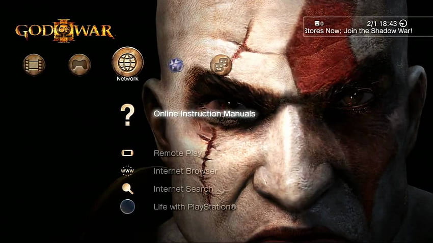 God of War III Dynamisches Design [], PS3-Design HD-Hintergrundbild