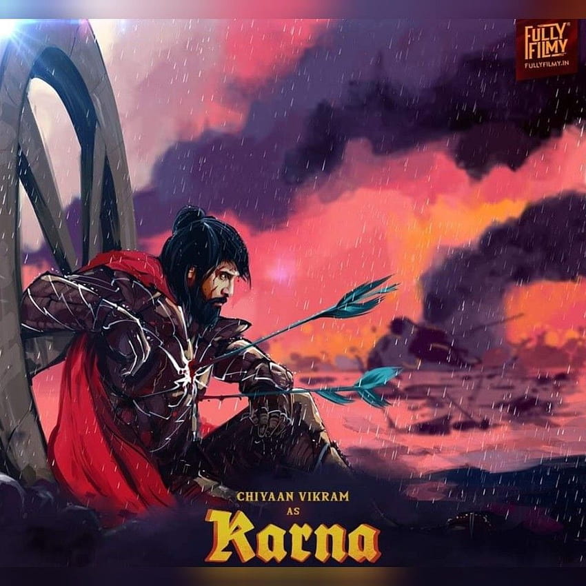 Download Fate Grand Order - Warrior Karna In Battle Stance Wallpaper |  Wallpapers.com