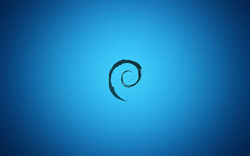 Jasnoniebieskie tła Debiana, niebieskie debian Tapeta HD