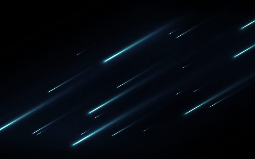 7 Sternschnuppen, Sternschnuppen minimalistisch HD-Hintergrundbild
