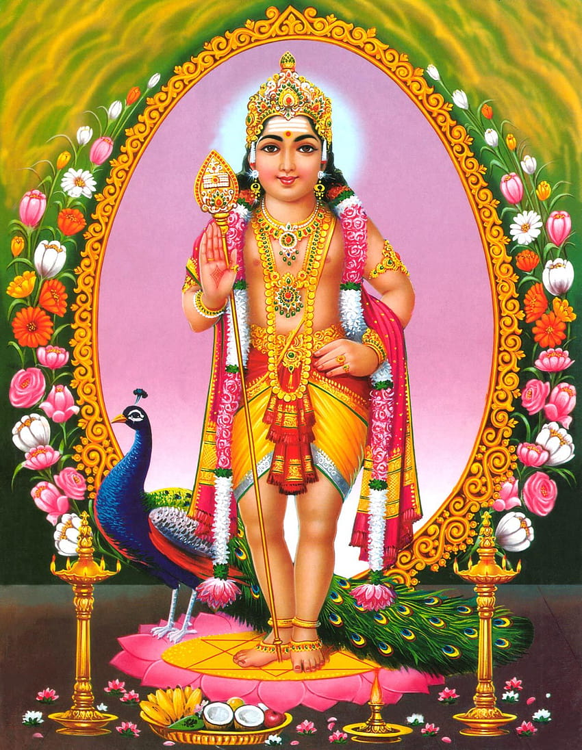 I migliori 4 Murugan su Hip, Lord Muruga 3d Sfondo del telefono HD