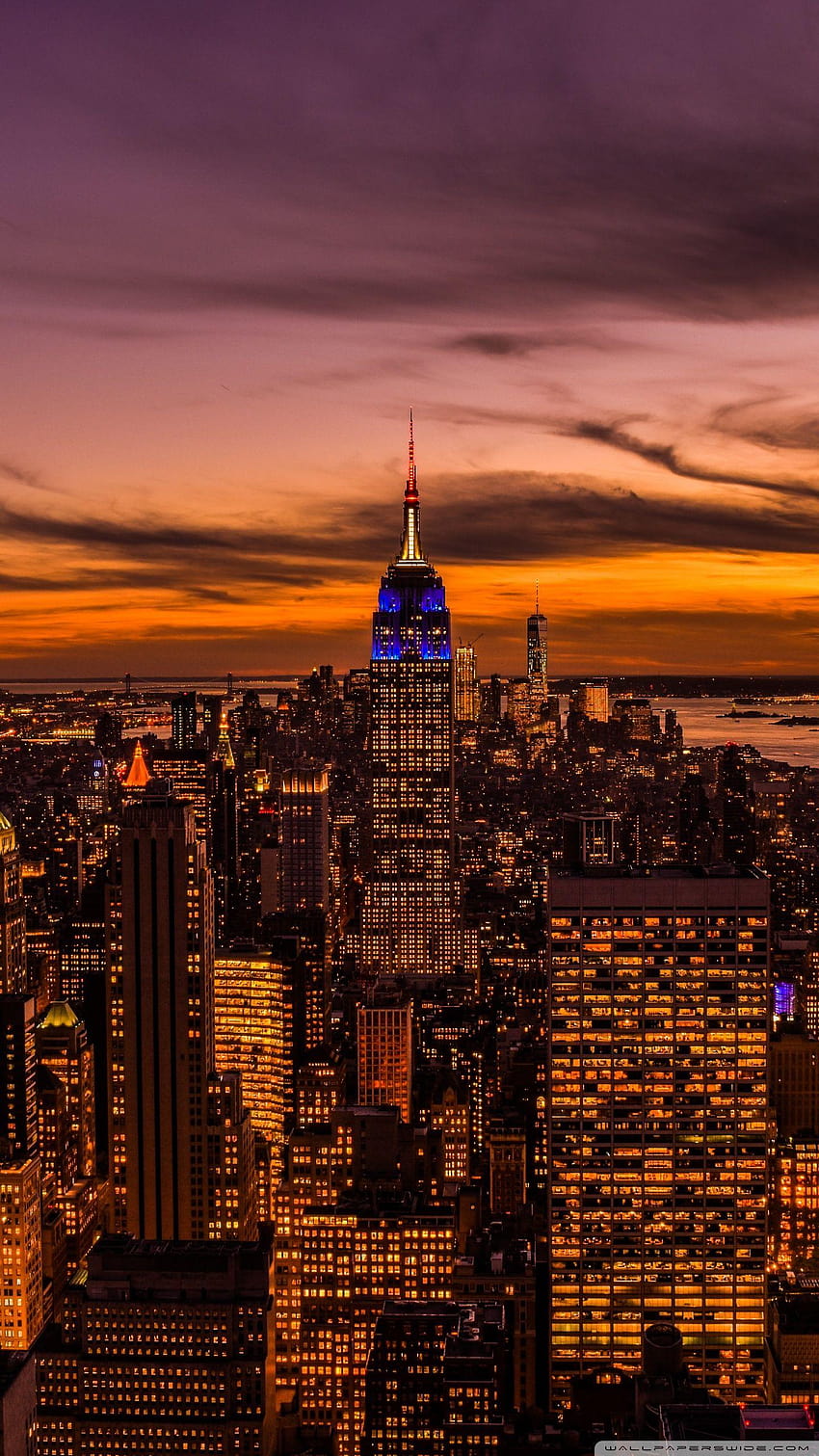 Empire State Building, New York City ❤, Bundesstaat New York HD-Handy-Hintergrundbild