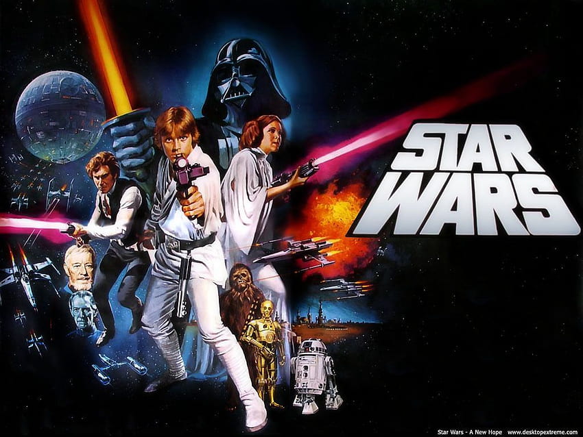 ต้นฉบับ Star Wars โปสเตอร์ยนตร์สตาร์วอร์ส วอลล์เปเปอร์ HD