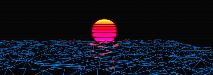r/outrun sunset type . any advice on how I can make it a HD wallpaper