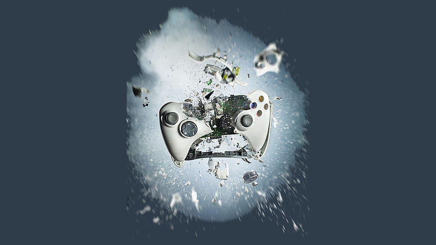 controllers, Xbox / and Mobile Backgrounds, broken controller HD wallpaper