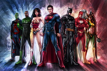 Animated justice league HD wallpapers