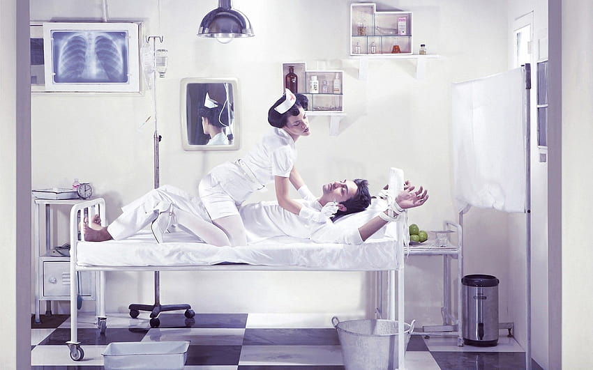 Nurses At Work, hospital room HD wallpaper