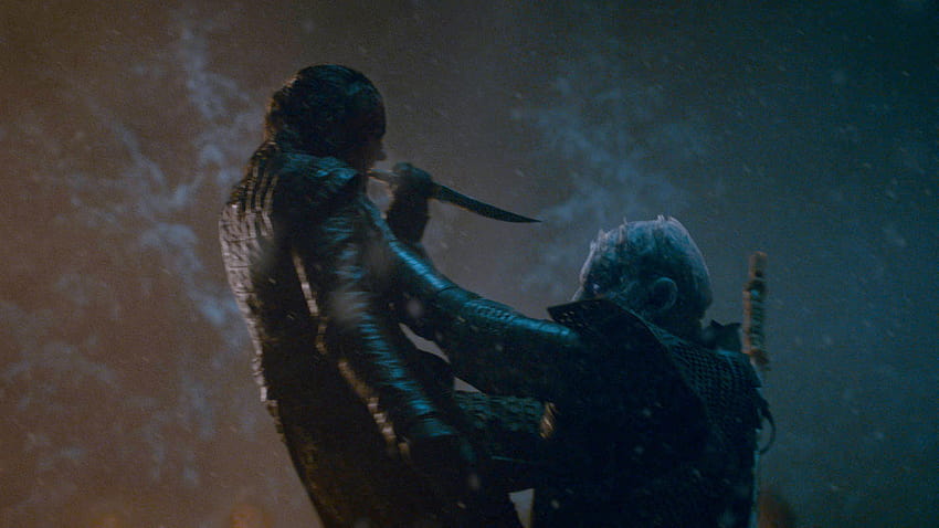 ¿Jon Snow ayudó a Arya Stark a matar al Night King?, jon snow vs night king fondo de pantalla