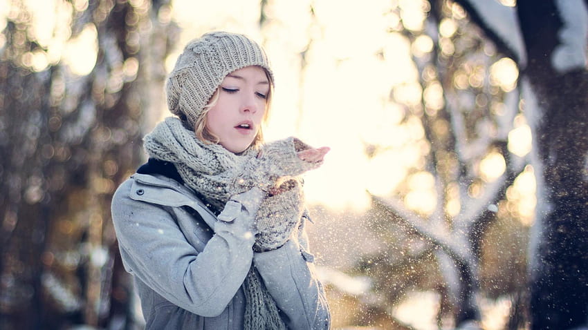Winter Girl Backgrounds, girl and winter HD wallpaper | Pxfuel