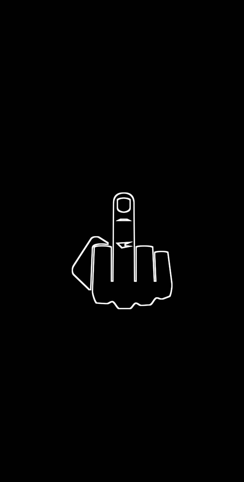the middle finger HD phone wallpaper