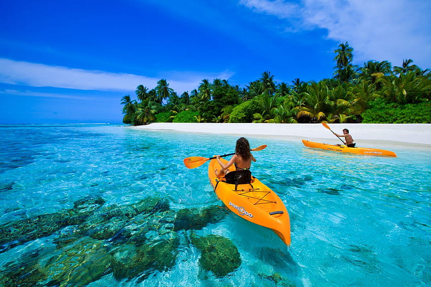 Best 5 Kayaker on Hip, lakshadweep HD wallpaper