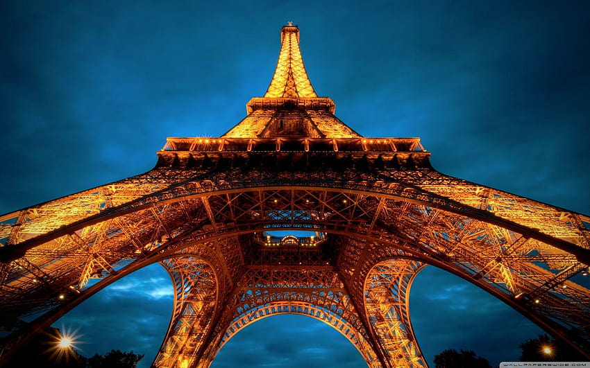 Paris At Night Eiffel Tower View From Below , paris night HD wallpaper ...