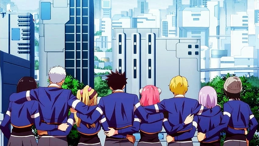 Anime: Kanata no Astra, im Weltraum verlorenes Astra HD-Hintergrundbild