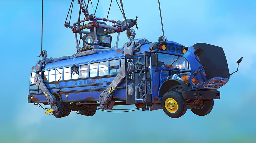 Fortnite Battle Bus Path Change Concept to Disperse Players More HD wallpaper