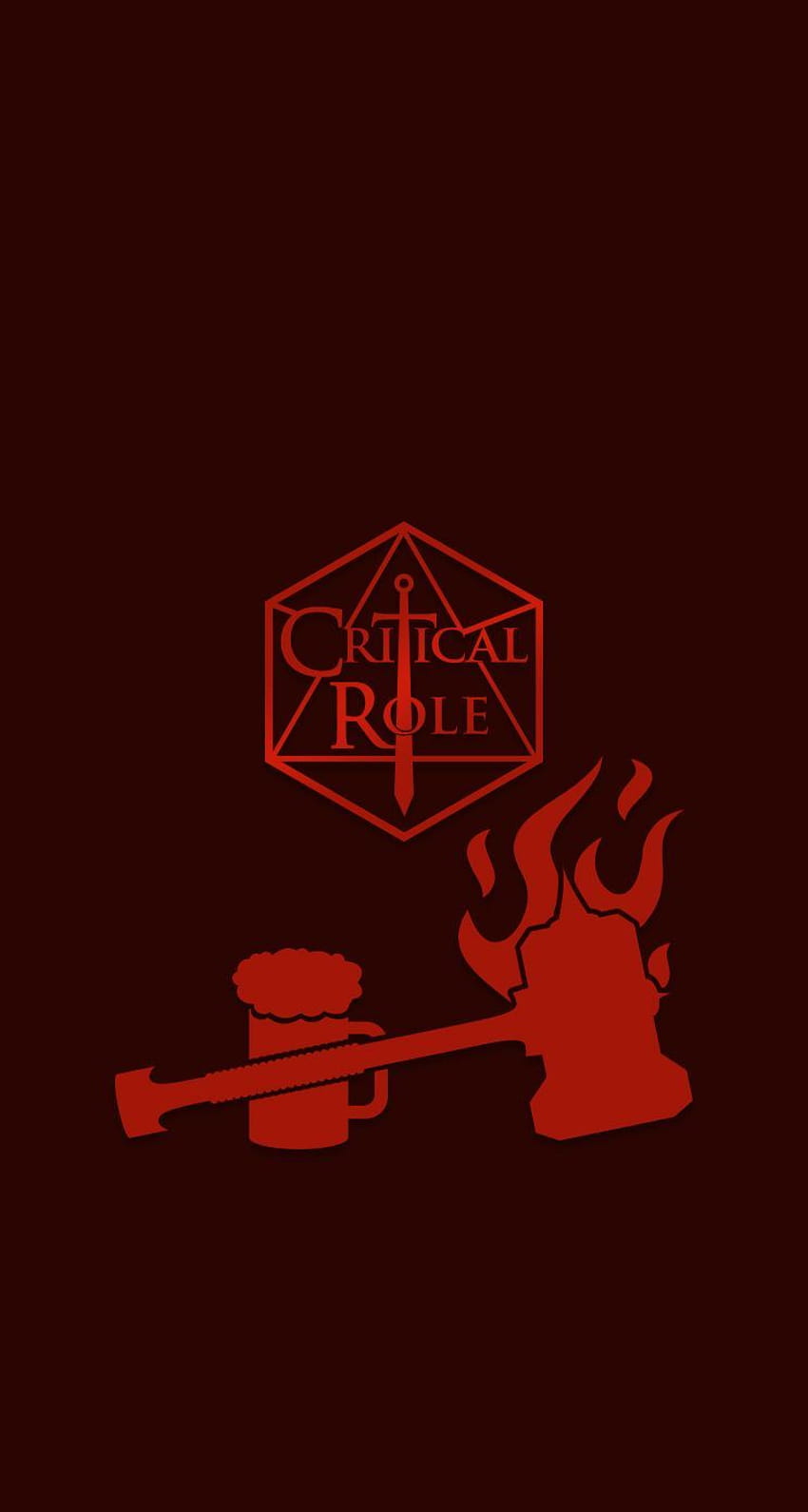Critical Role by @VividVisions, phone dungeons and dragons HD phone wallpaper
