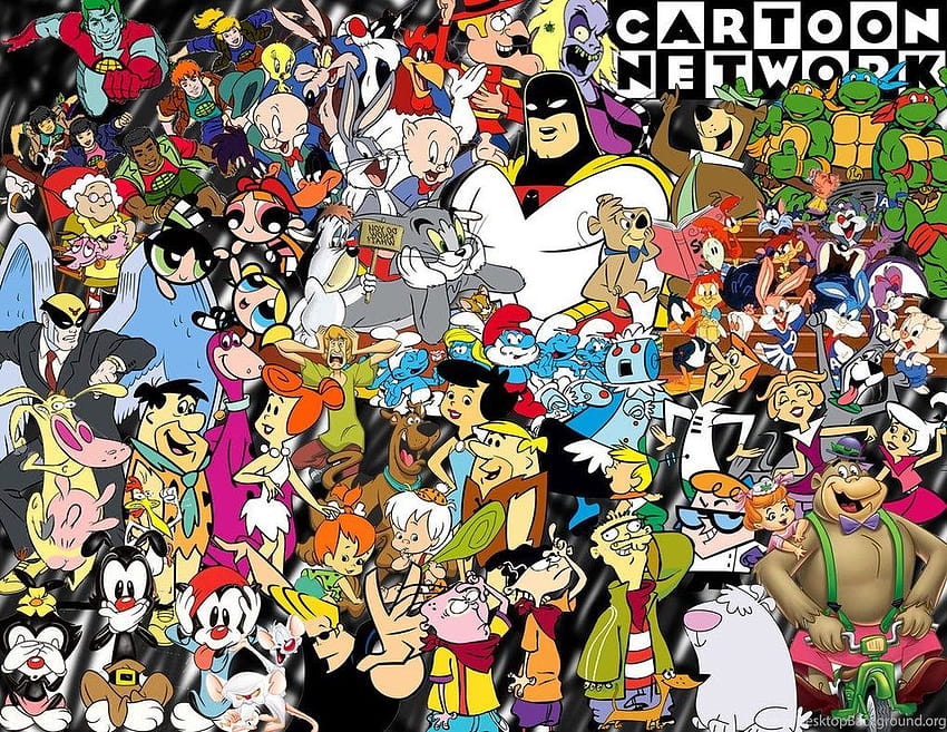 Cartoon Network Characters เป็นพื้นหลังโลโก้การ์ตูนเน็ตเวิร์ค วอลล์เปเปอร์ HD