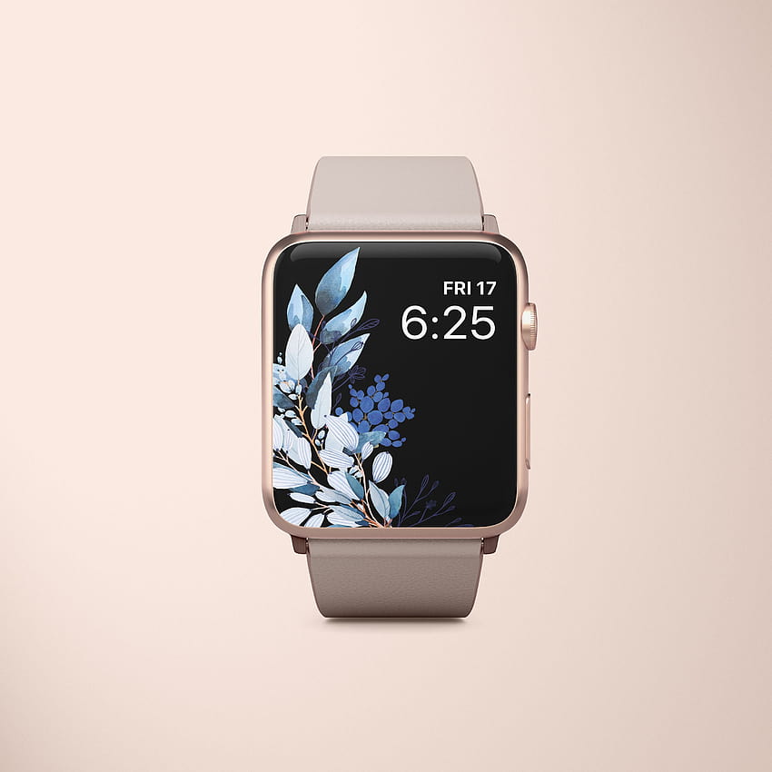 Apple Watch-Gesicht Schwarz Apple Watch-Ästhetik HD-Handy-Hintergrundbild
