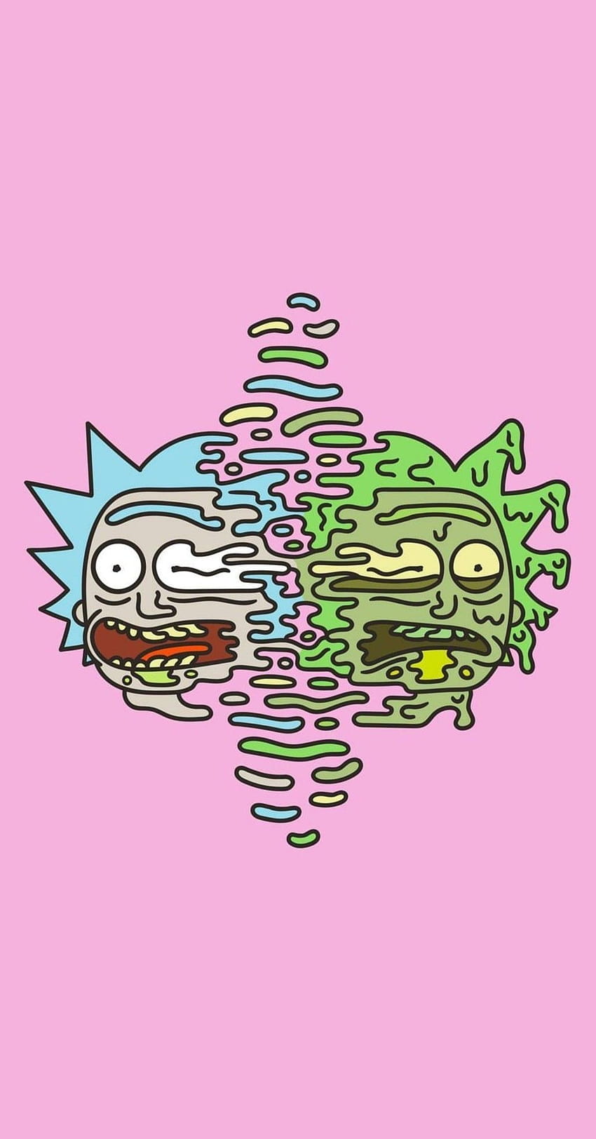 Crazy Rick Sanchez Toxic Wallpapers - Trippy Wallpapers Aesthetic