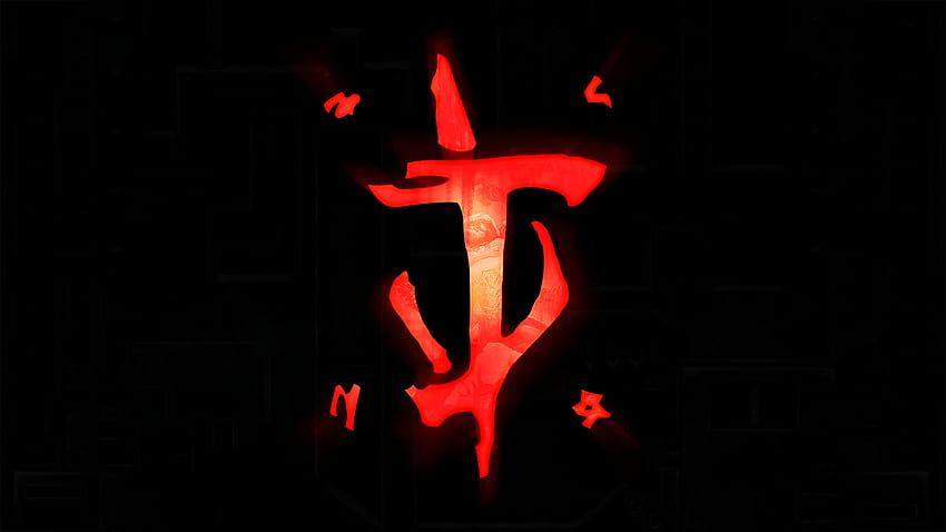 Doom Slayer-Symbol HD-Hintergrundbild