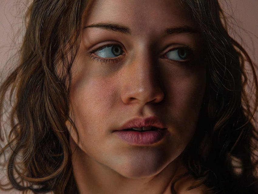 Hyper Realistic Portrait Painting By Marco Grassi 9 HD wallpaper
