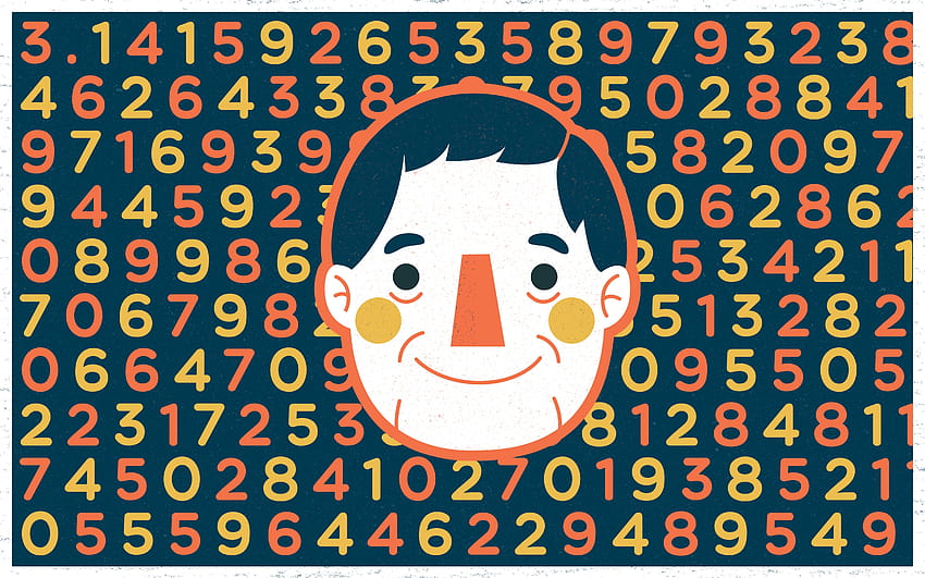 Akira Haraguchi the Pi Mnemonic Memorization Master, digits of pi HD wallpaper