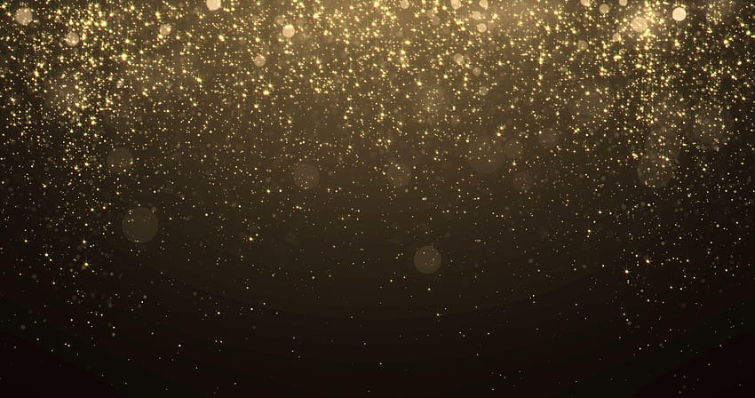 Video: sfondi glitter oro con coriandoli luminosi scintillanti, glitter oro Sfondo HD