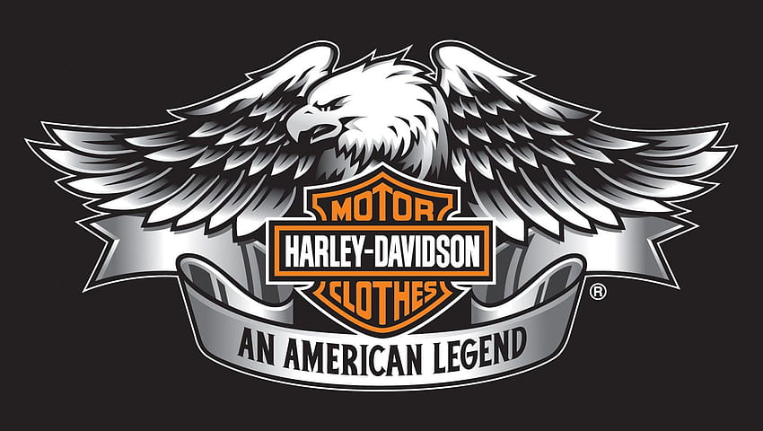 Harley Davidson Giyim Logosu Bisiklet Markaları Siyah, siyah logo harley davidson HD duvar kağıdı