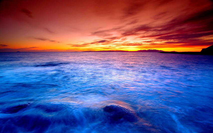 Best 3 Stunning Ocean Backgrounds on Hip, beautiful ocean landscape HD ...