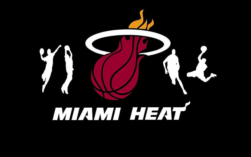 лого на miami heat 3d HD тапет