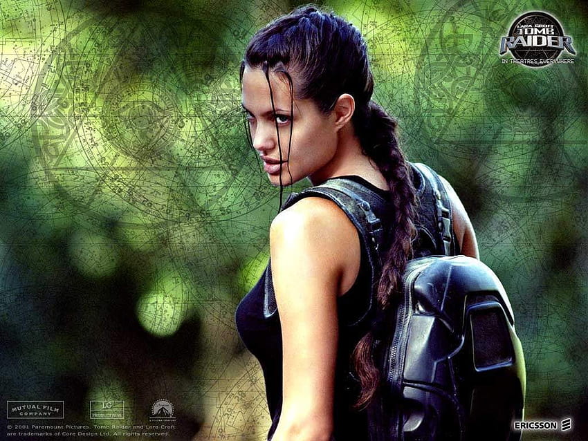 Лара Крофт: Tomb Raider Филмите: Лара Крофт, Анджелина Джоли Tomb Raider HD тапет