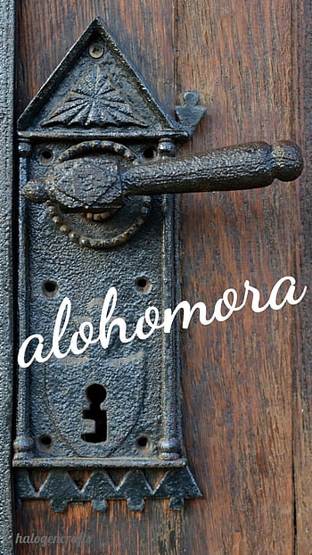 Alohomora, harry potter, spells, HD phone wallpaper | Peakpx