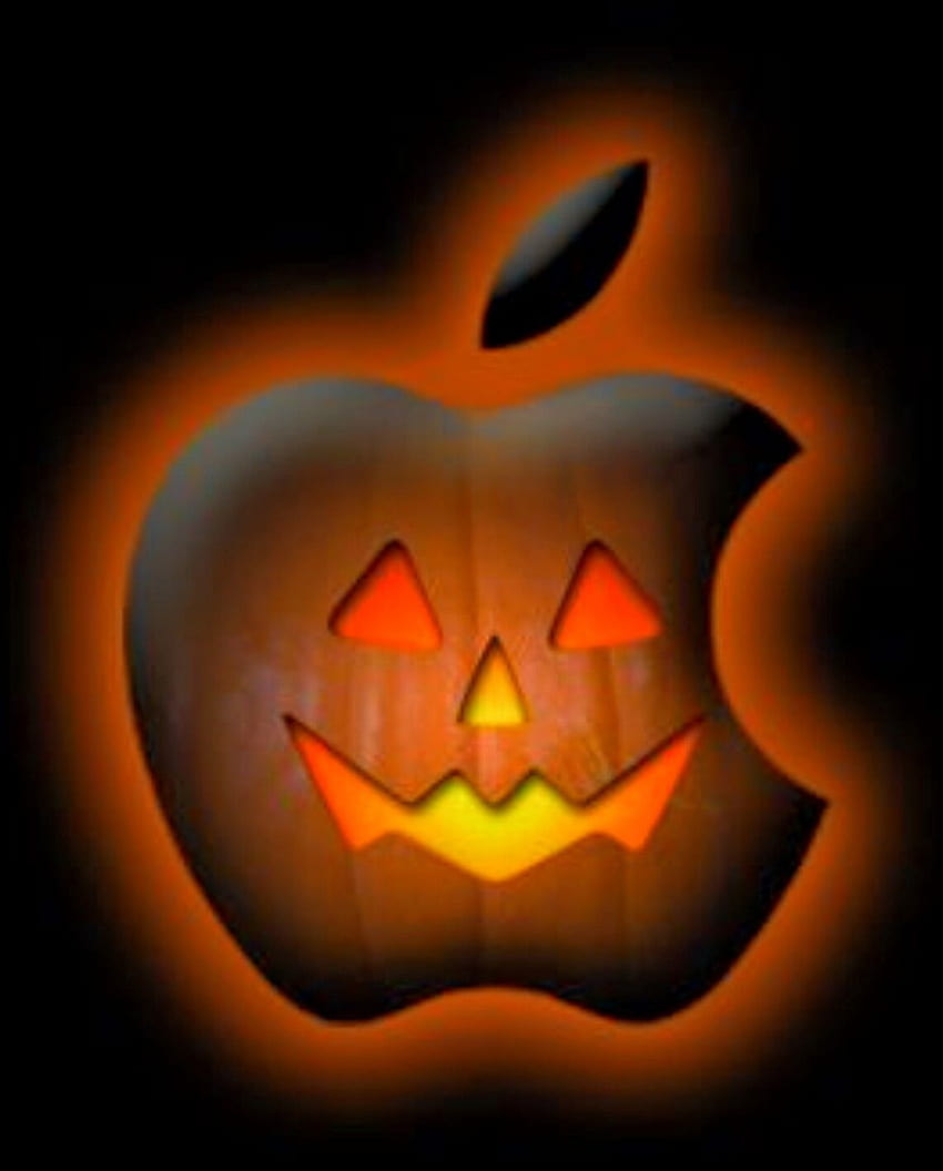 Wallpaper Weekends Halloween Ghost in the Device  for iPad iPhone and Apple  Watch