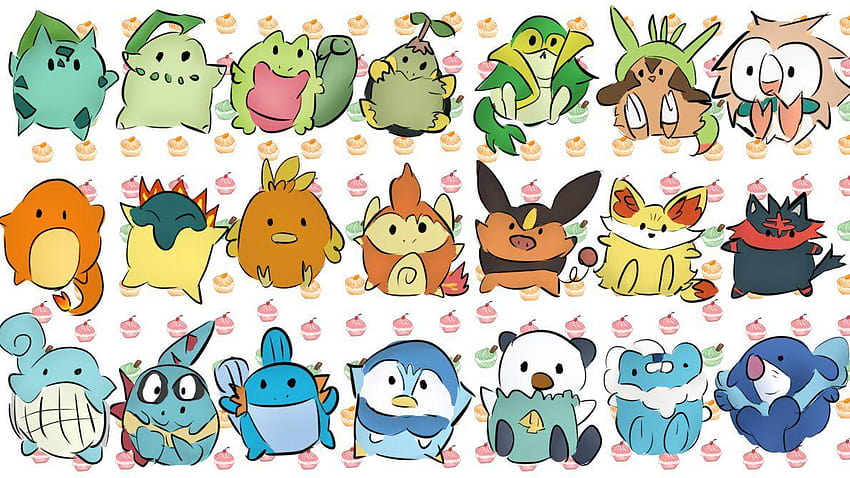 All Starter pokemon by TombieFox, pokemon all starters HD wallpaper