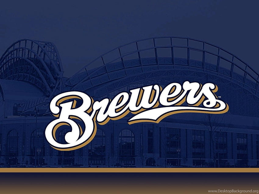 Фонове на Milwaukee Brewers ... Фонове, ретро лого на пивоварите HD тапет