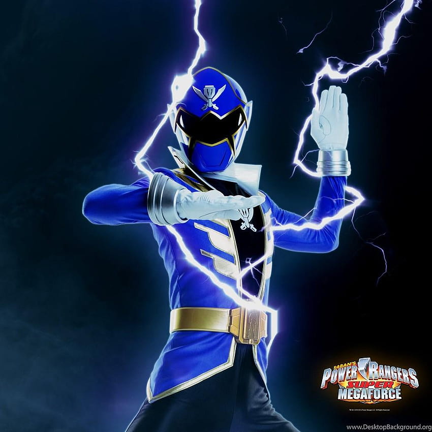 Power Rangers : Super Megaforce Blue Backgrounds, power rangers megaforce HD phone wallpaper