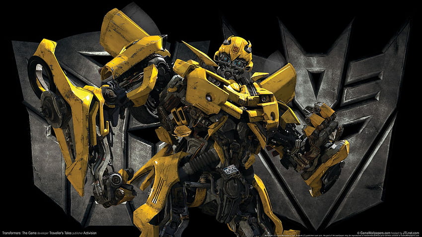 Transformers El juego Bumble Bee, abeja transformadora fondo de pantalla