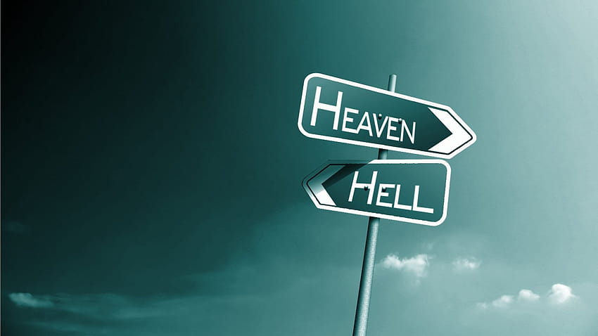 Zeichen, Hölle, Himmel / und mobile Hintergründe HD-Hintergrundbild