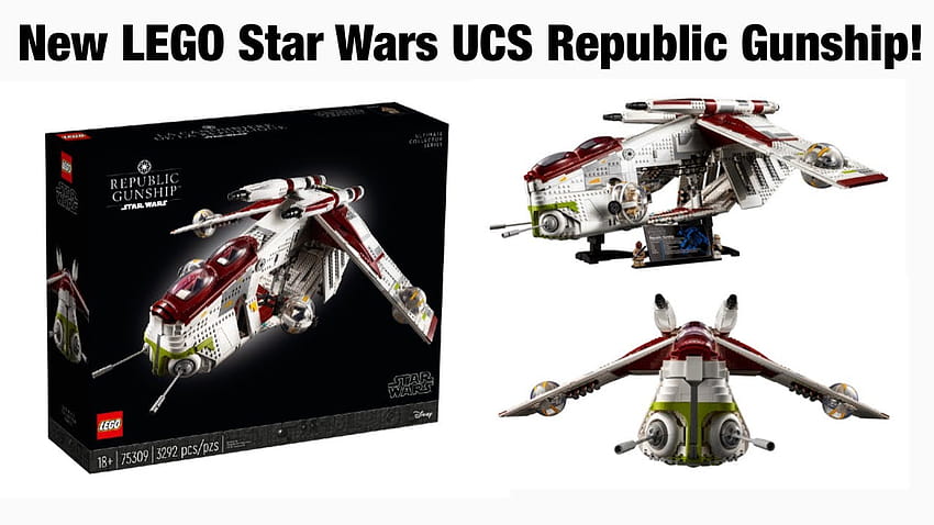 New Lego Star Wars 2021 UCS Republic Gunship official and reveal! HD wallpaper