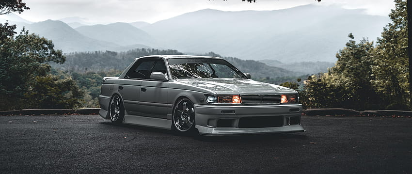 Nissan Laurel c33 in The Smoky Mountains of Gatlinburg Tennessee / is zoom in! HD wallpaper