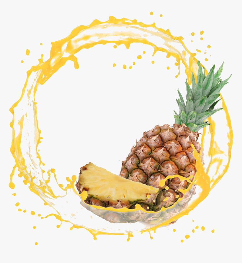 Splash soku ananasowego Png, Transparent Png, Transparent Png, plusk wody z ananasa Tapeta na telefon HD