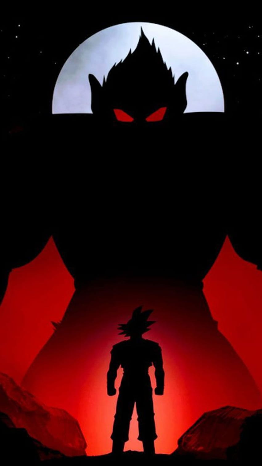Goku Silhouette, supreme shadow HD phone wallpaper