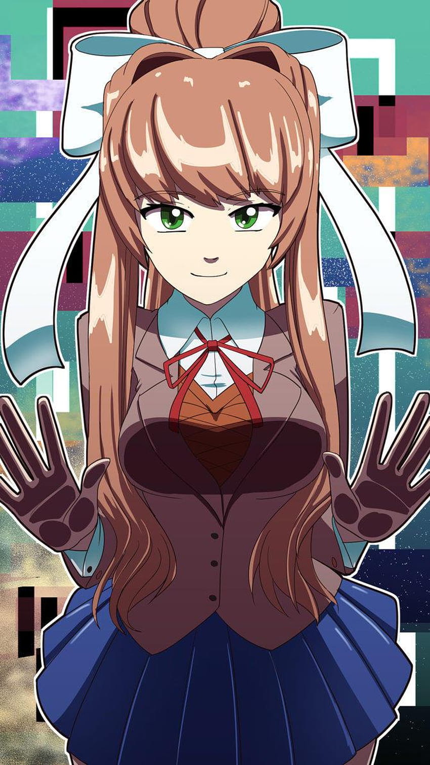 Just monika mobile (iPhone 6) by CoffeeNeeded on DeviantArt