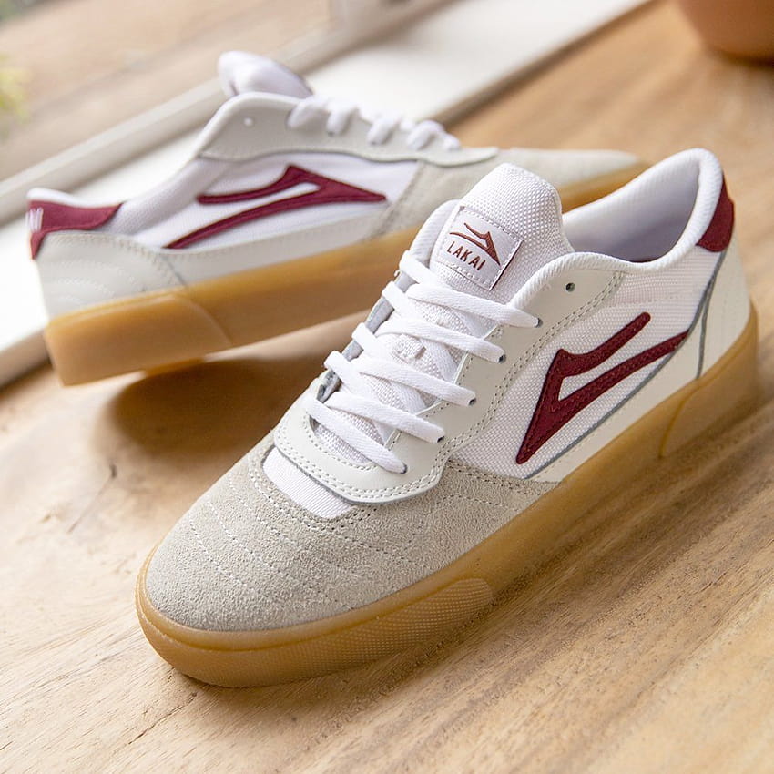 Lakai on Instagram: “Cambridge in White/Burgundy/Gum Back in stock for a limited time only ✔️, lakai limited footwear HD phone wallpaper