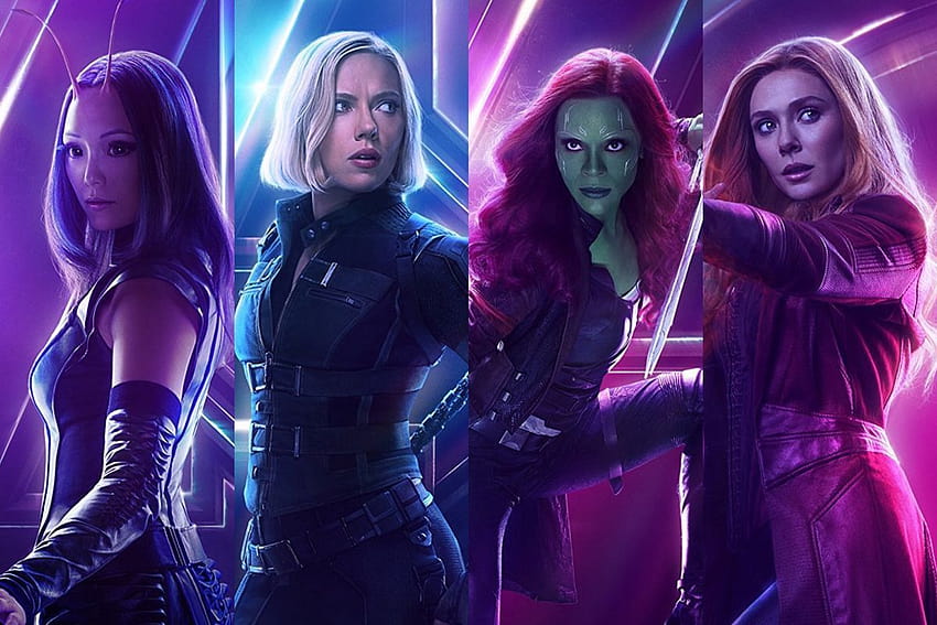 Avengers: Infinity War: Mini MCU フェミニスト レビュー、インフィニティ ウォーの女性 高画質の壁紙