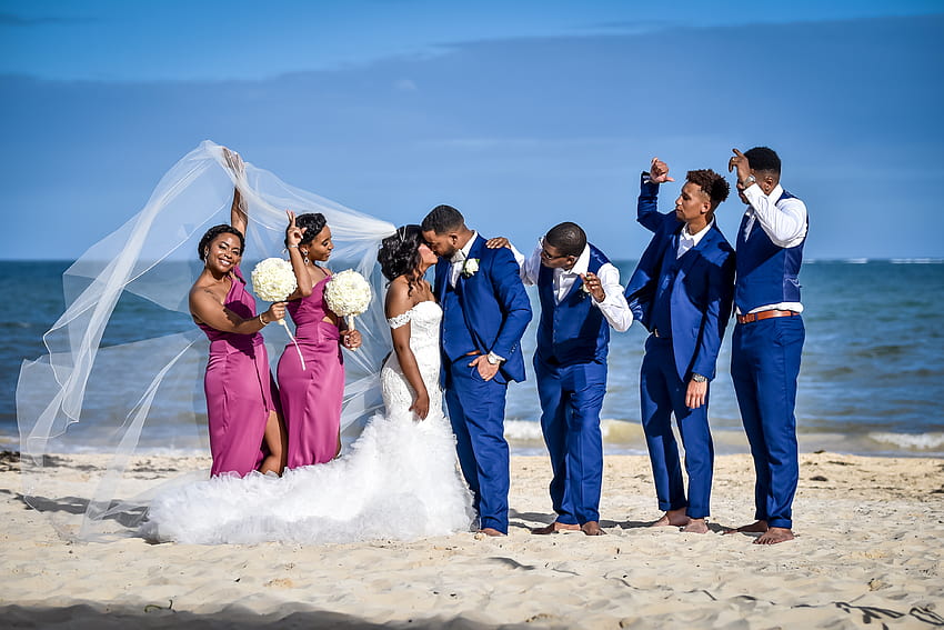 Best Destination Wedding Party of 2018, beach wedding HD wallpaper