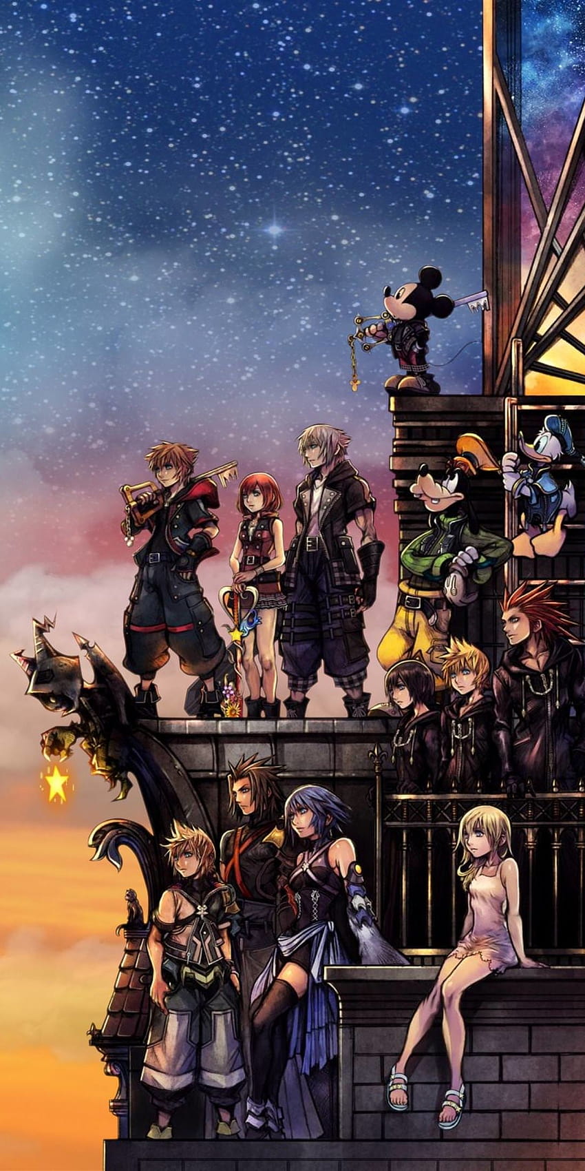 Videojuego / Kingdom Hearts Iii Mobile, juego para móvil fondo de pantalla del teléfono