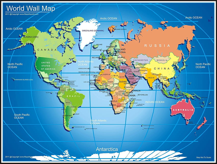 Peta Dunia Politik Kosong Peta Dunia Segar Resolusi Tinggi, resolusi peta dunia yang sangat tinggi Wallpaper HD