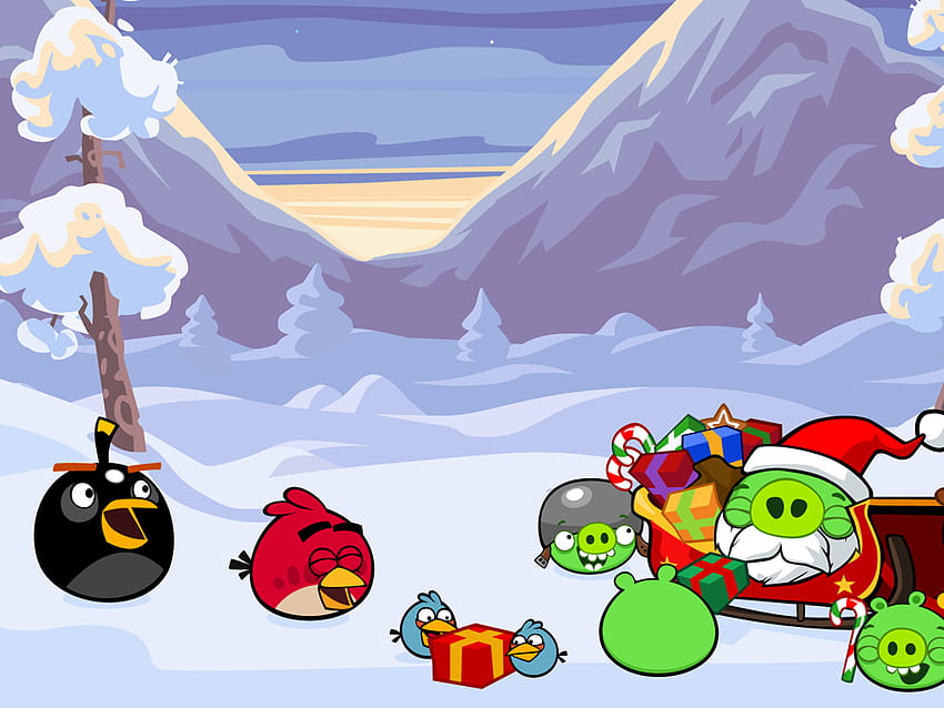 Angry Birds Christmas ~ DARIAJAGIELO HD wallpaper | Pxfuel